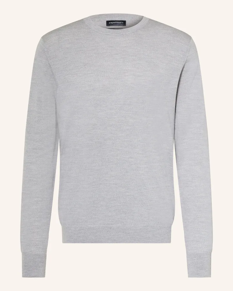 Strokesman's Strokesman Pullover Aus Merinowolle grau Grau