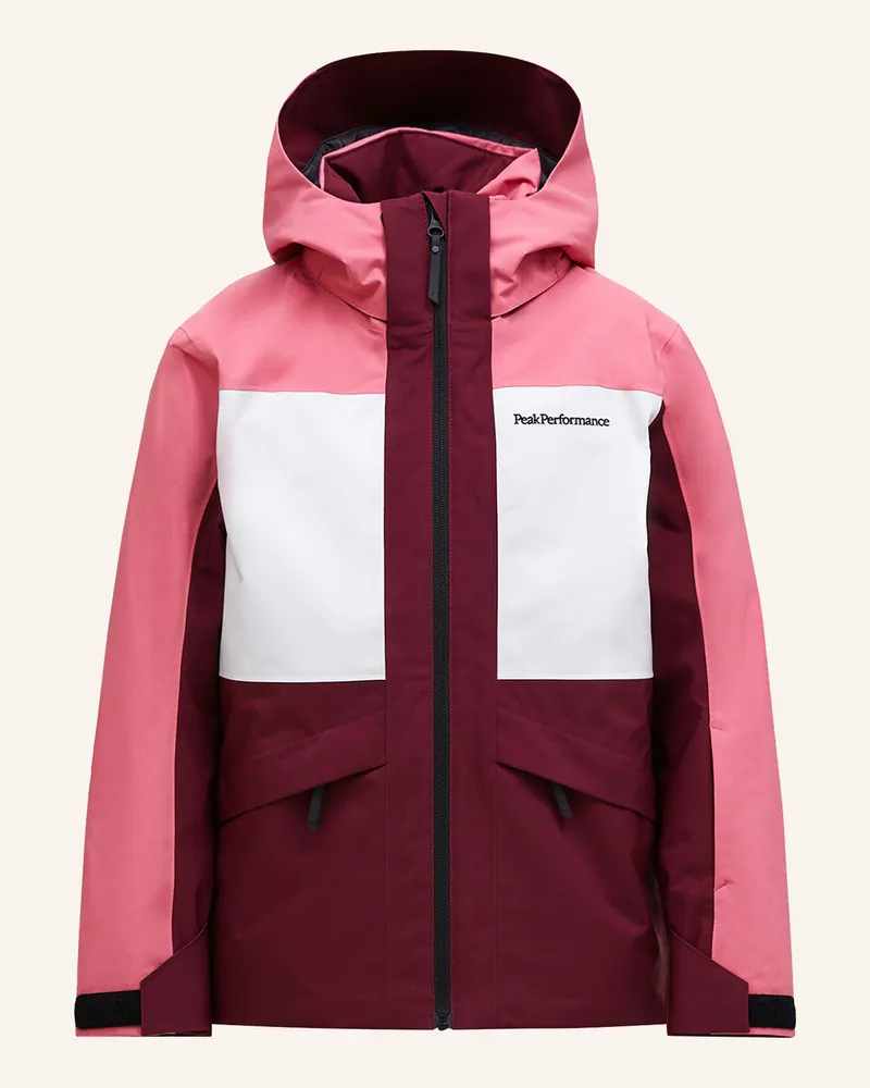 Peak Performance Jr Gravity Hipe® 2l Insulated Shell Jacket Skijacke rosa Rosé