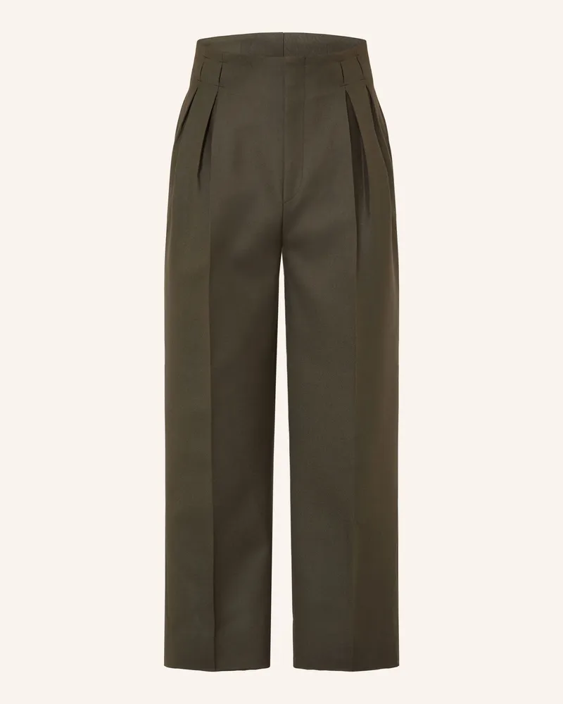 Ermenegildo Zegna Hose Regular Fit gruen Dunkelgrün