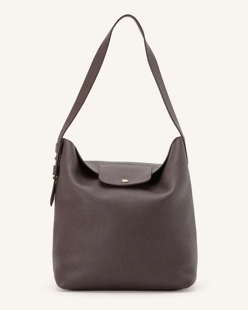 Longchamp Beuteltasche Le Cadance Large braun Dunkelbraun