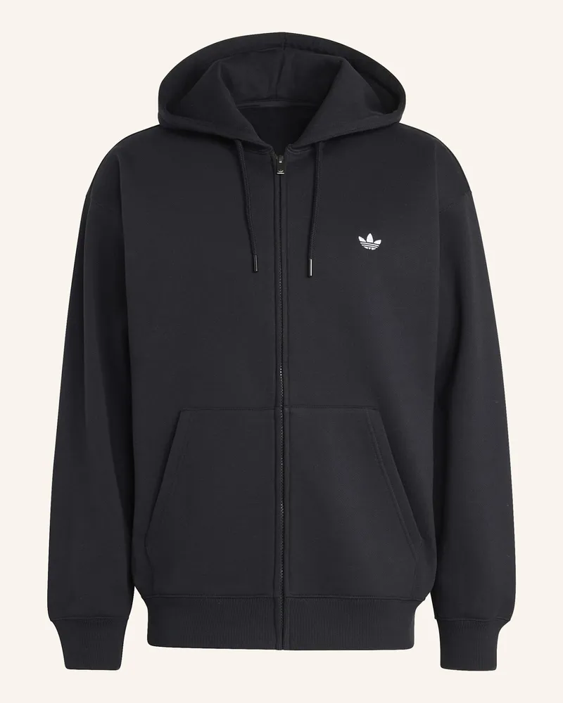 adidas Trefoil Essentials Hoodie, Locker Geschnitten, Mit Durchgehendem Reissverschluss schwarz Schwarz