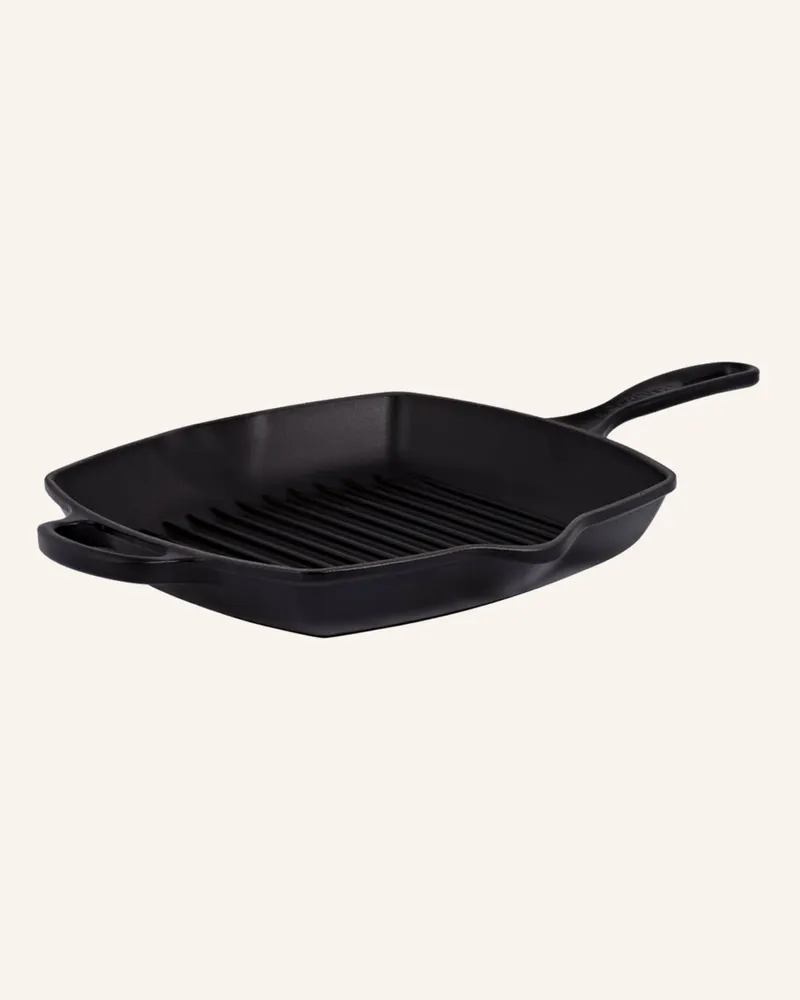 Le Creuset Grillpfanne Signature schwarz Schwarz