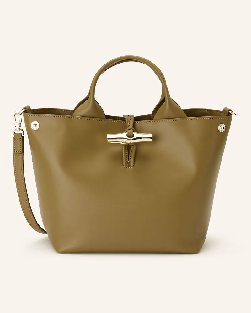Longchamp Handtasche Le Roseau gruen Oliv