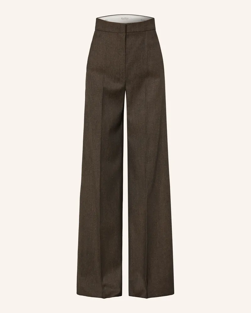 Max Mara Marlenehose Campo schwarz Schwarz