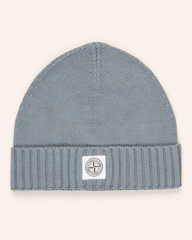 Stone Island Mütze grau Blaugrau