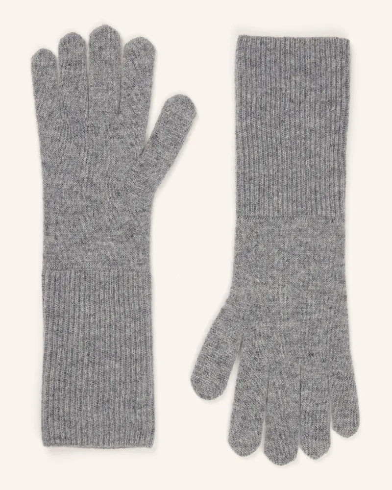 Darling Harbour Handschuhe Aus Cashmere grau Grey