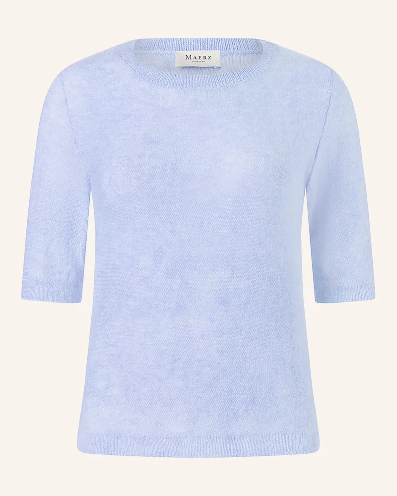 Maerz Strickshirt mit Alpaka Hellblau