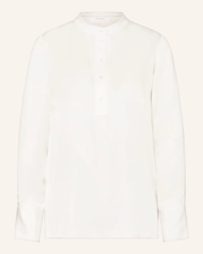 OPUS Blusenshirt Fanji weiss Ecru