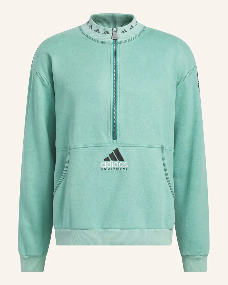 adidas EQUIPMENT QUARTER-ZIP OBERTEIL Grün