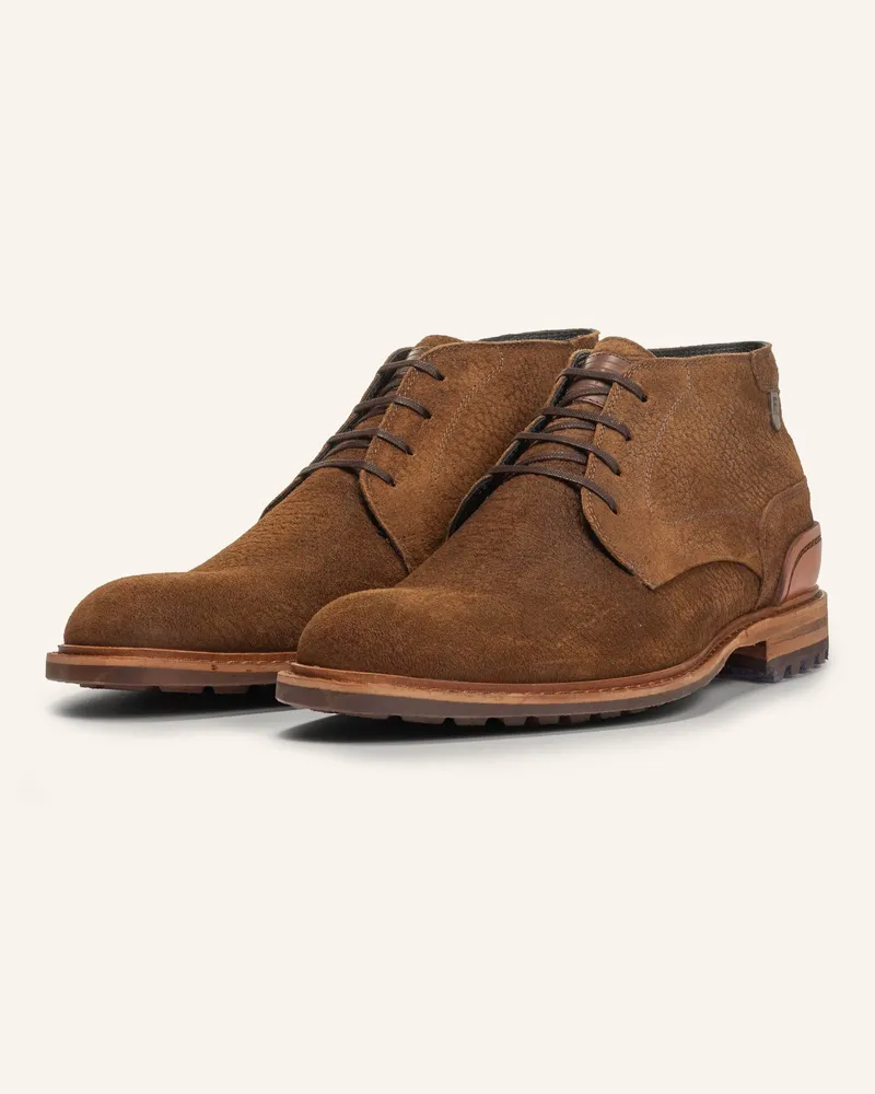 Floris van Bommel Schnürboots CREPI 11 Braun