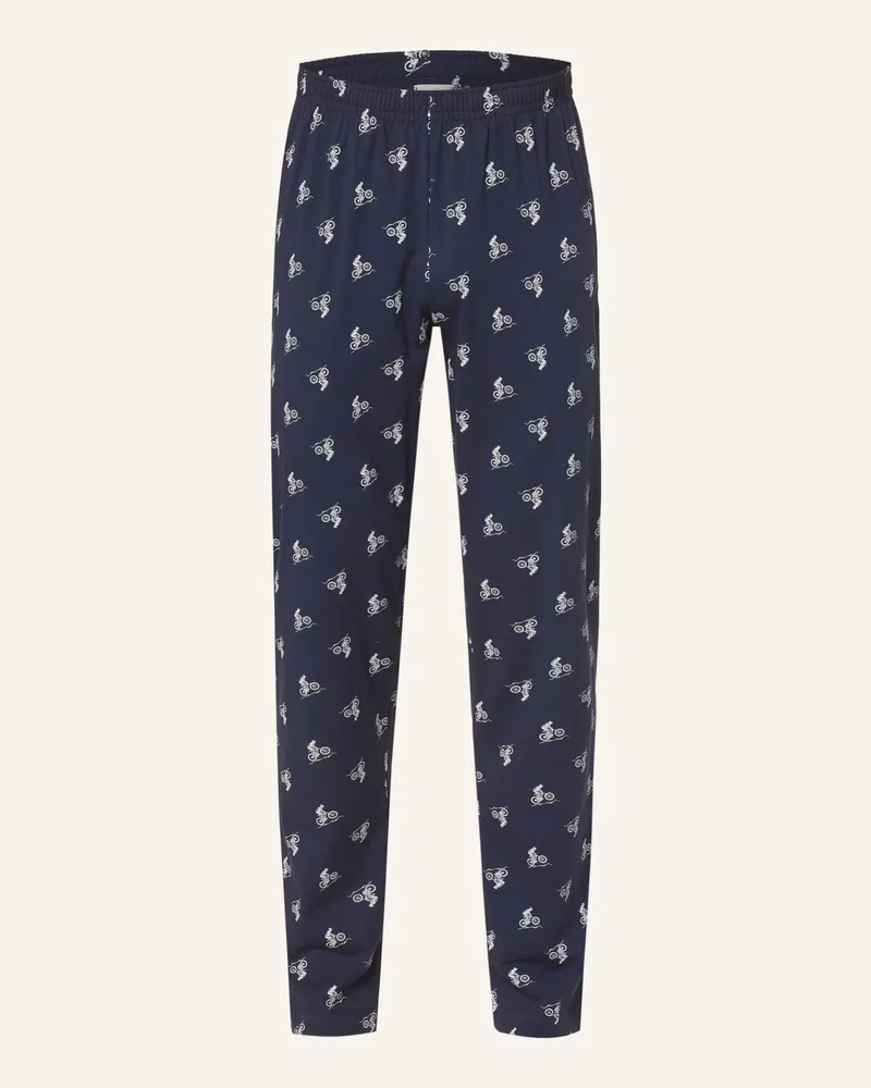 Mey Schlafhose Dunkelblau
