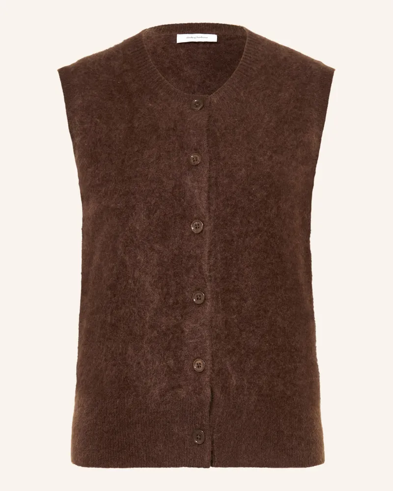 Darling Harbour Strickweste Aus Cashmere braun Dark