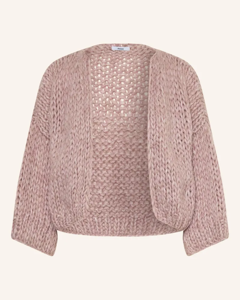 MAIAMI Strickhülle Mit 3/4-Arm Und Alpaka rosa Rosé