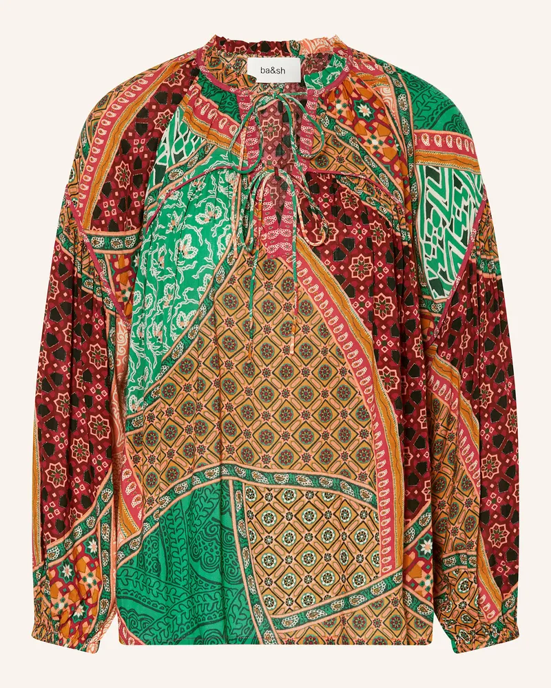 ba&sh Blusenshirt FAITH mit Rüschen Dunkelorange