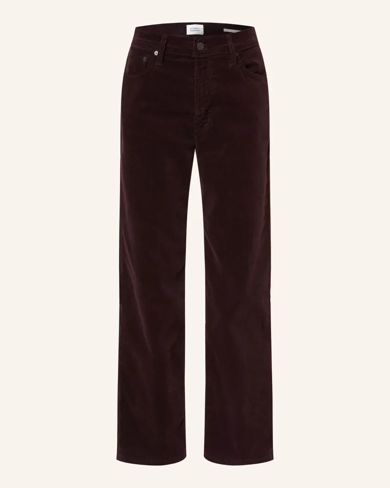 Citizens of humanity Cordhose Palma lila Dunkelrot