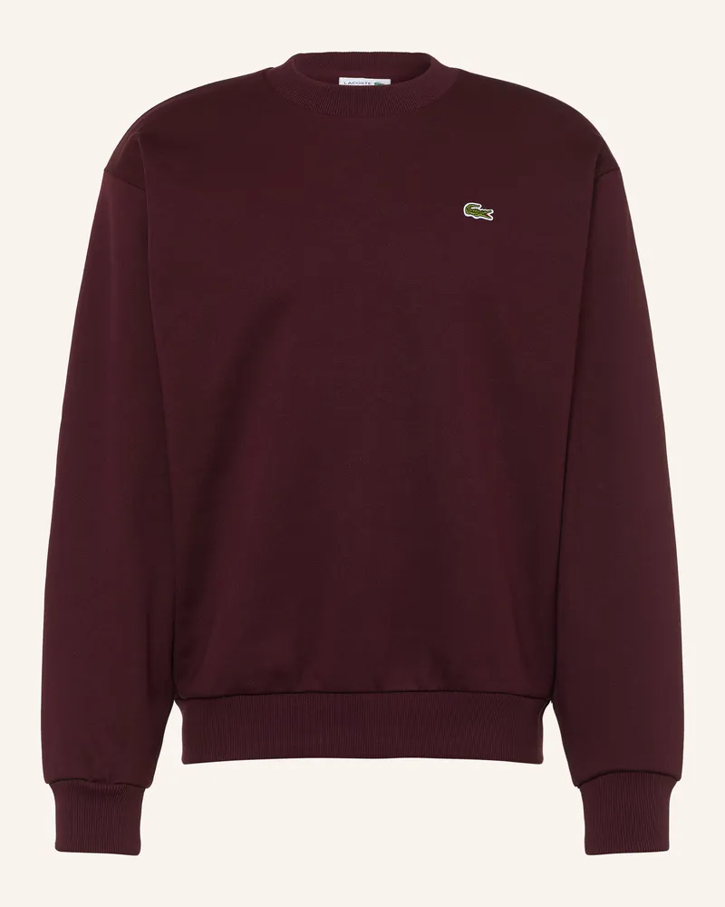 Lacoste Sweatshirt rot Dunkelrot