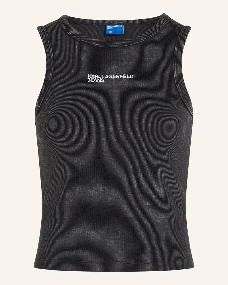 Karl Lagerfeld Unterhemd schwarz Schwarz
