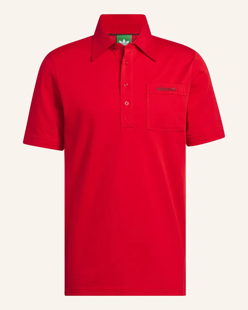 adidas ORIGINALS ARCHIVE POCKET POLOSHIRT Rot