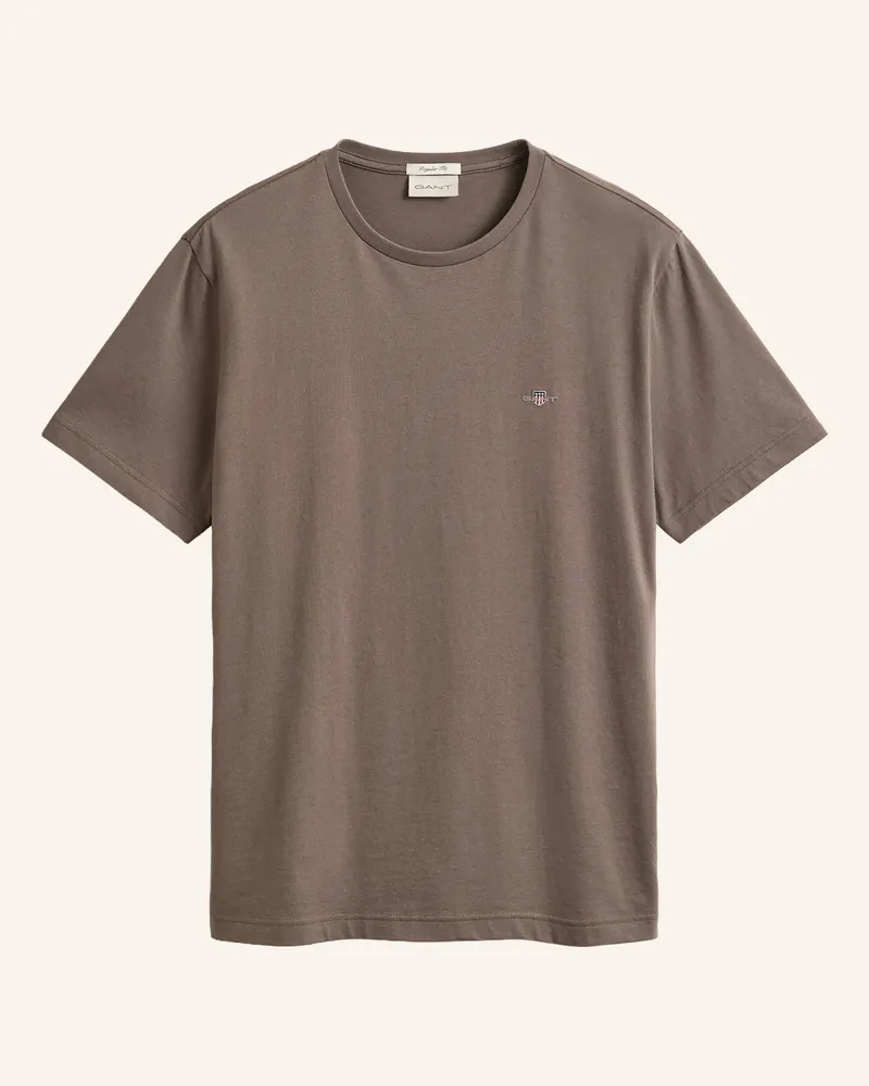 Gant T-Shirt beige Taupe