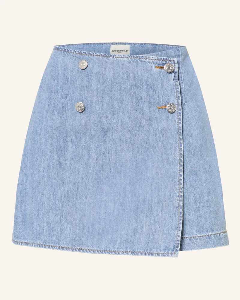 Claudie Pierlot Jeans-Skort blau Hellblau