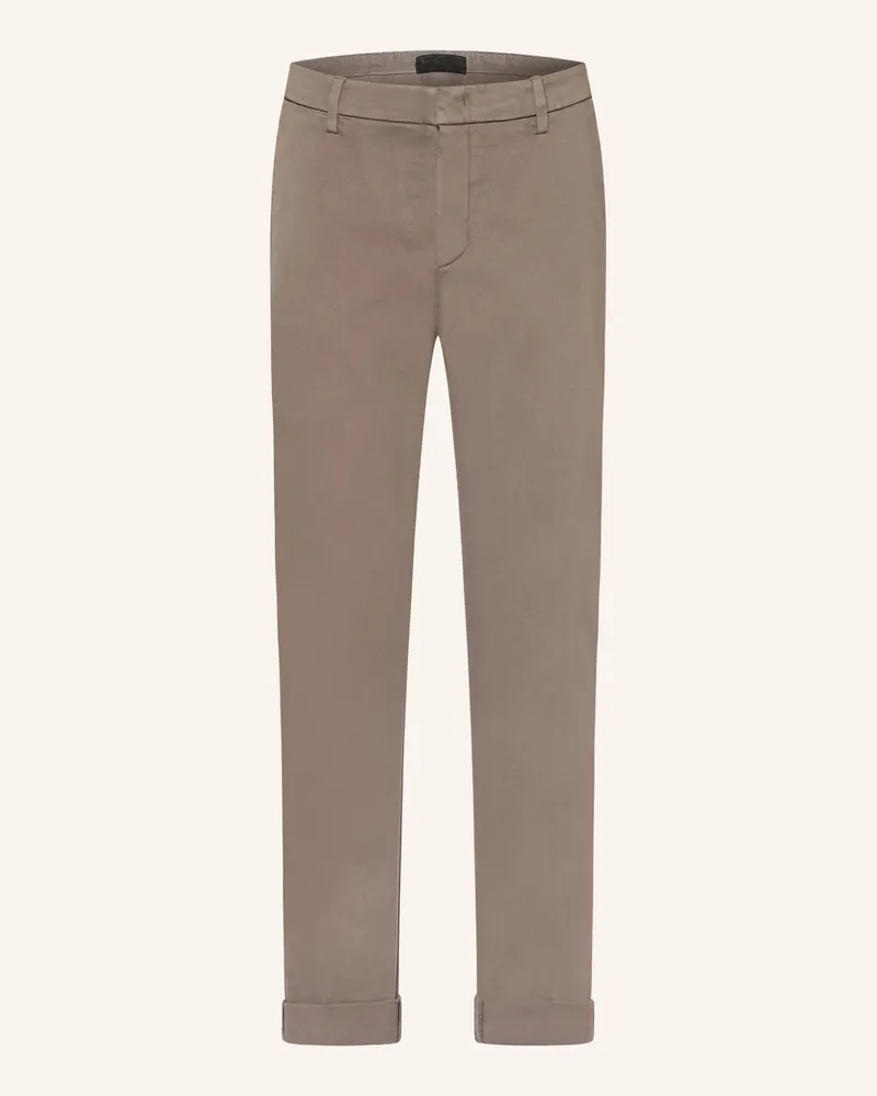 Dondup Chino Gaubert Regular Fit beige Hellbraun