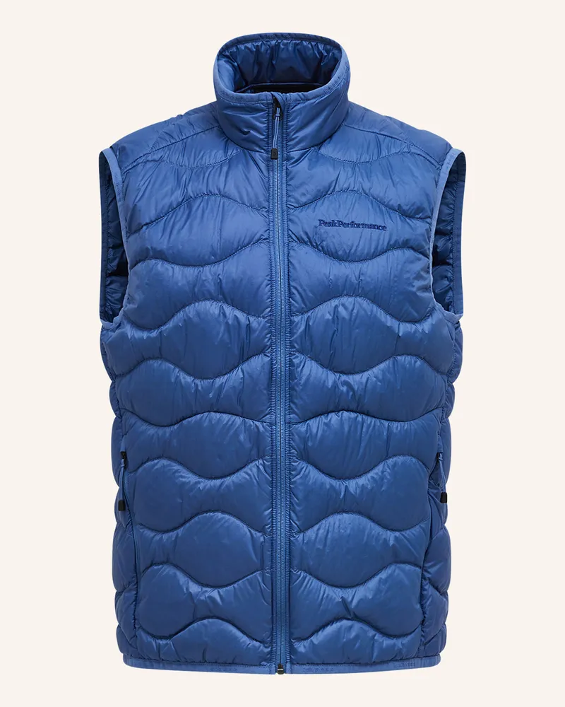 Peak Performance M Helium Down Vest Daunenweste blau Blau