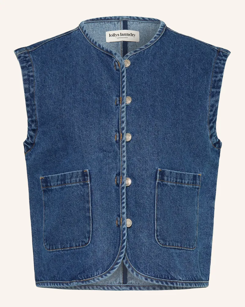 Lollys Laundry Jeansweste Abbeyll blau Blau
