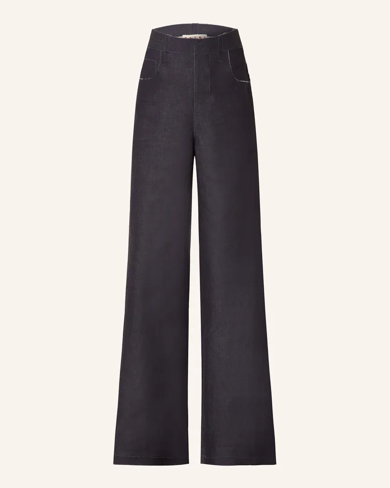 Marni Hose blau Dunkelblau