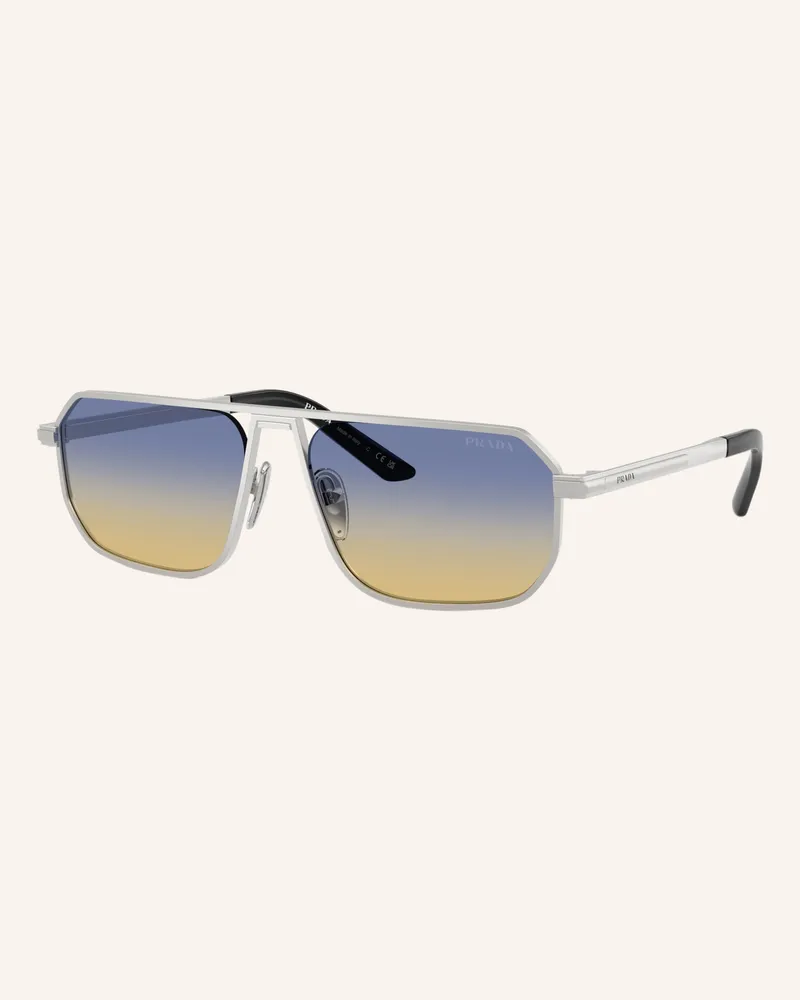 Prada Sonnenbrille Pr a53s silber Silber