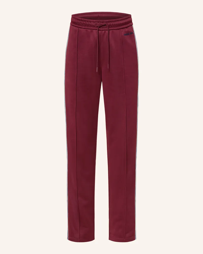 Calvin Klein Track Pants mit Galonstreifen Dunkelrot