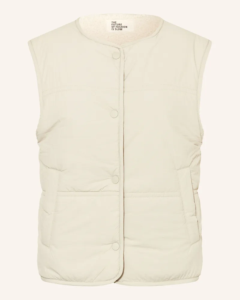 Lanius Steppweste Zum Wenden weiss Hellgrün