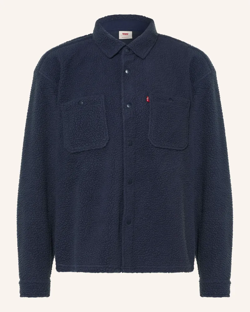 Levi's Levi's® Teddyfell-Overjacket Sherpa Soft Worker blau Dunkelblau