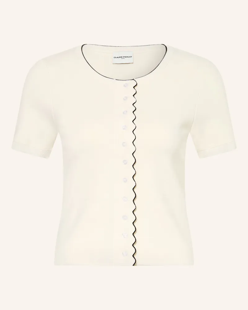 Claudie Pierlot Strickjacke weiss Ecru