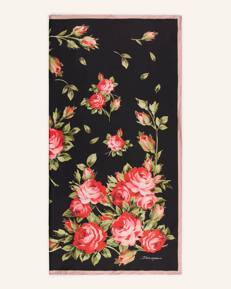 Dolce & Gabbana Seidentuch Schwarz