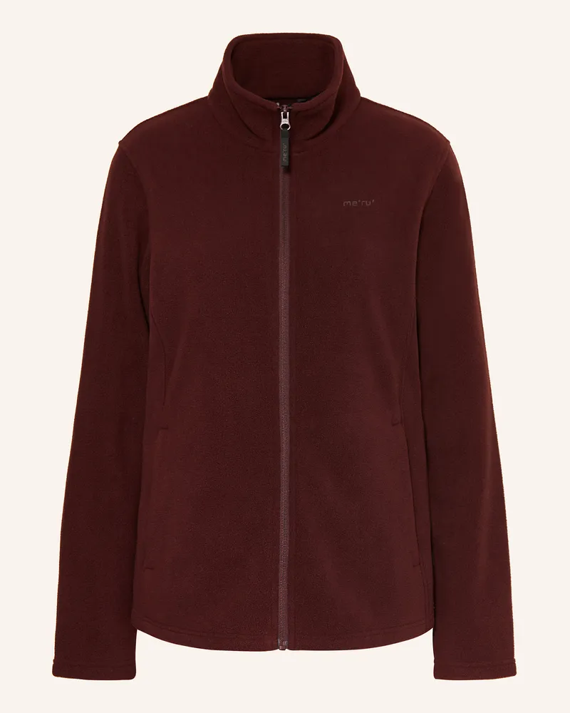 me°ru' Fleecejacke SMETHWICK Dunkelrot