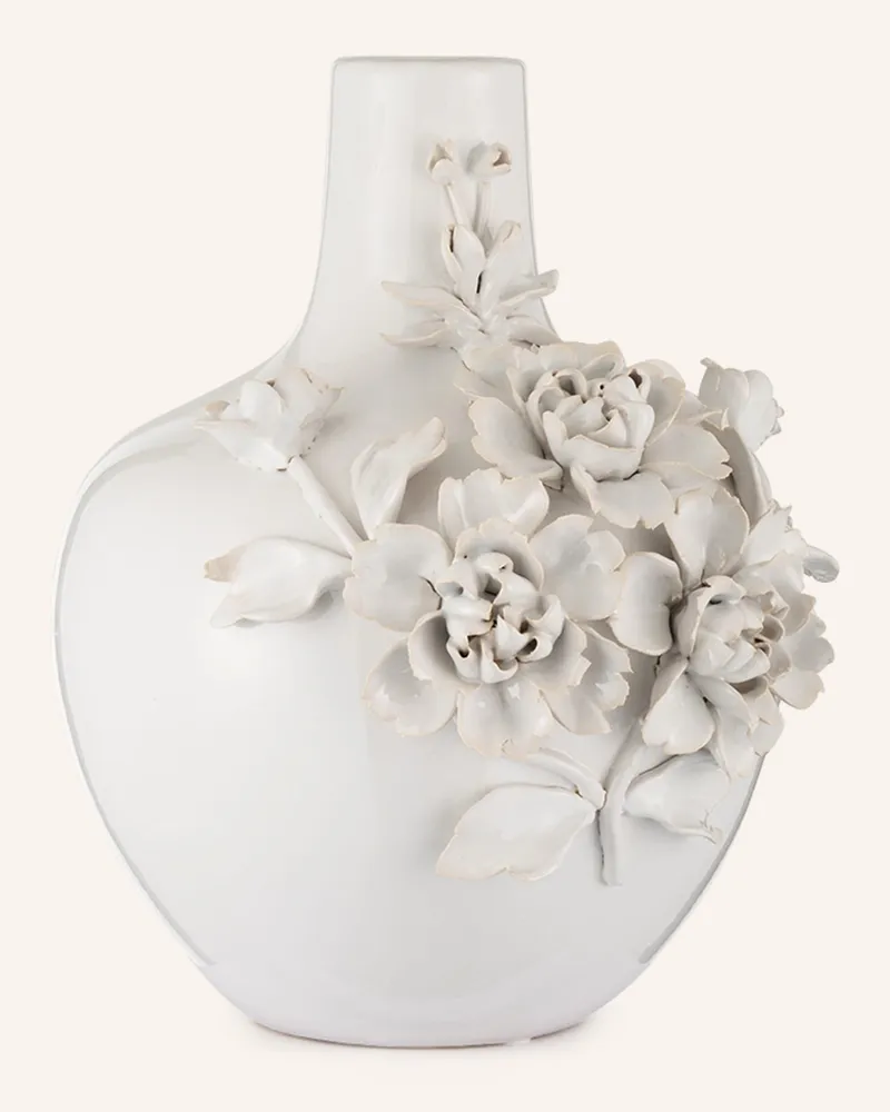 POLSPOTTEN Vase 3d Rose weiss Weiss