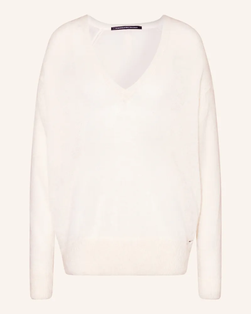 10Days Pullover Mit Alpaka weiss Ecru
