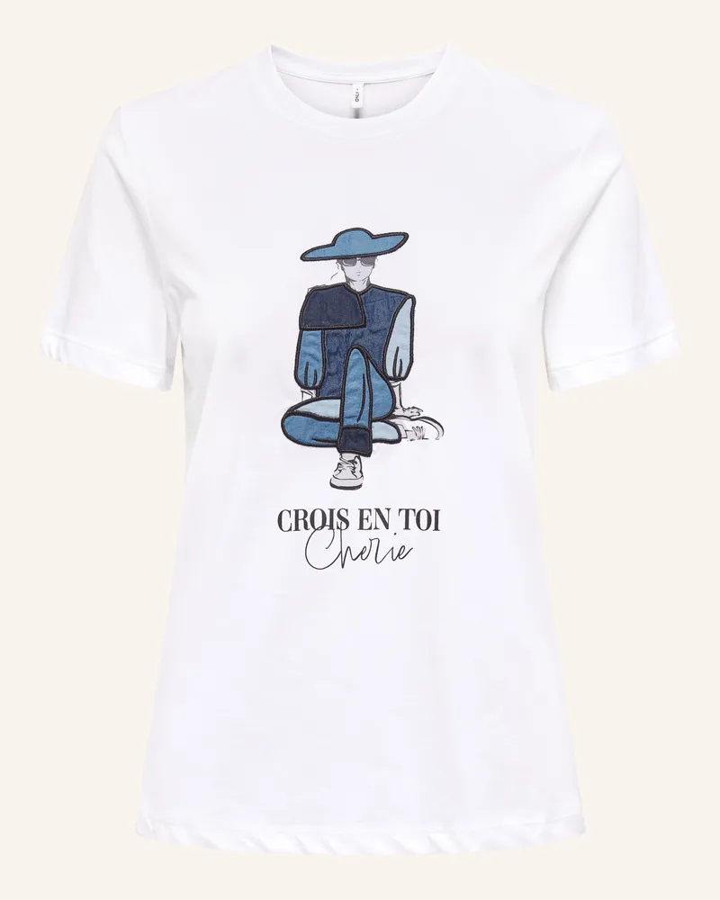only T-Shirt weiss Weiss