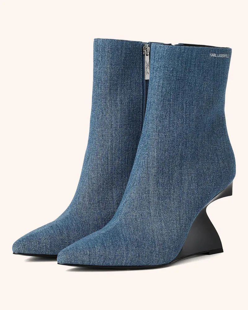 Karl Lagerfeld Stiefel blau Blau