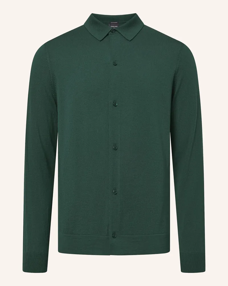 Strellson Strickjacke Marek gruen Dunkelgrün