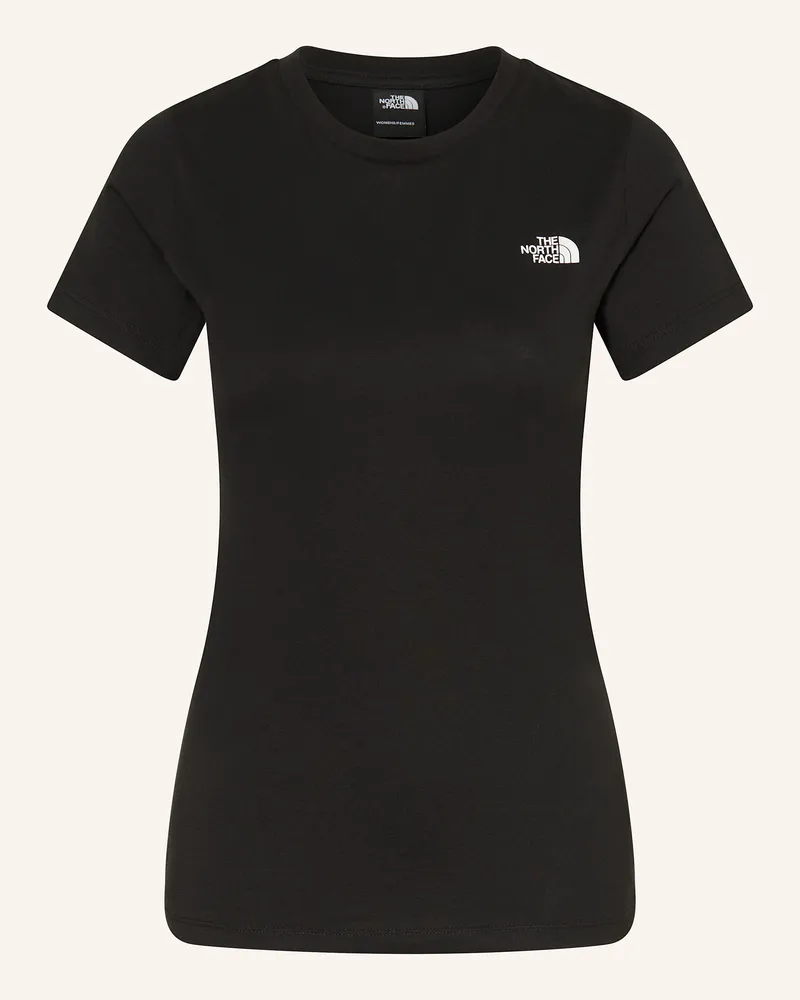 The North Face T-Shirt SIMPLE DOME Schwarz