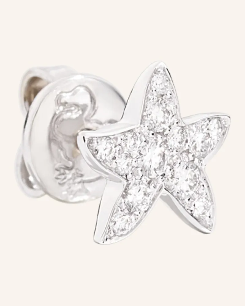 DoDo Ohrstecker Universe silber Weissgold