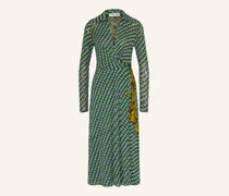 Wickelkleid Phoenix Aus Jersey Zum Wenden gruen