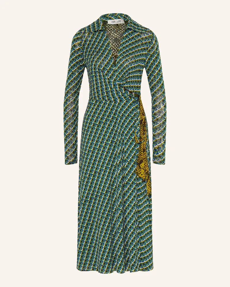 Diane von Furstenberg Wickelkleid Phoenix Aus Jersey Zum Wenden gruen Grün