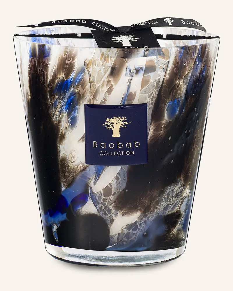 Baobab Collection Duftkerze Halona Blue World schwarz Weiss