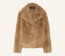 Kunstfell-Jacke