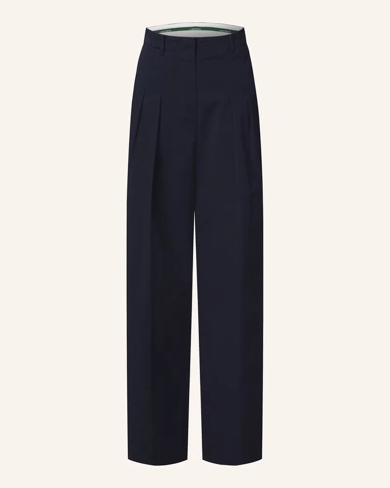 Lacoste Marlenehose Dunkelblau