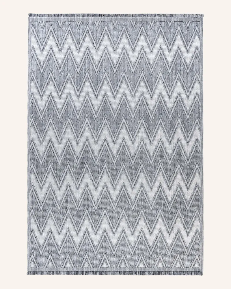 Kayoom Kurzflor Teppich SARAI 225 Grau