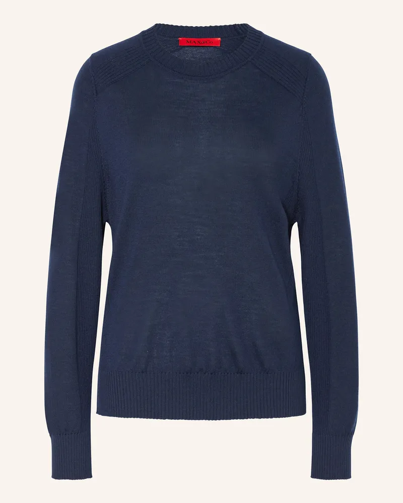 MAX&Co. Pullover Mcoberlina blau Dunkelblau