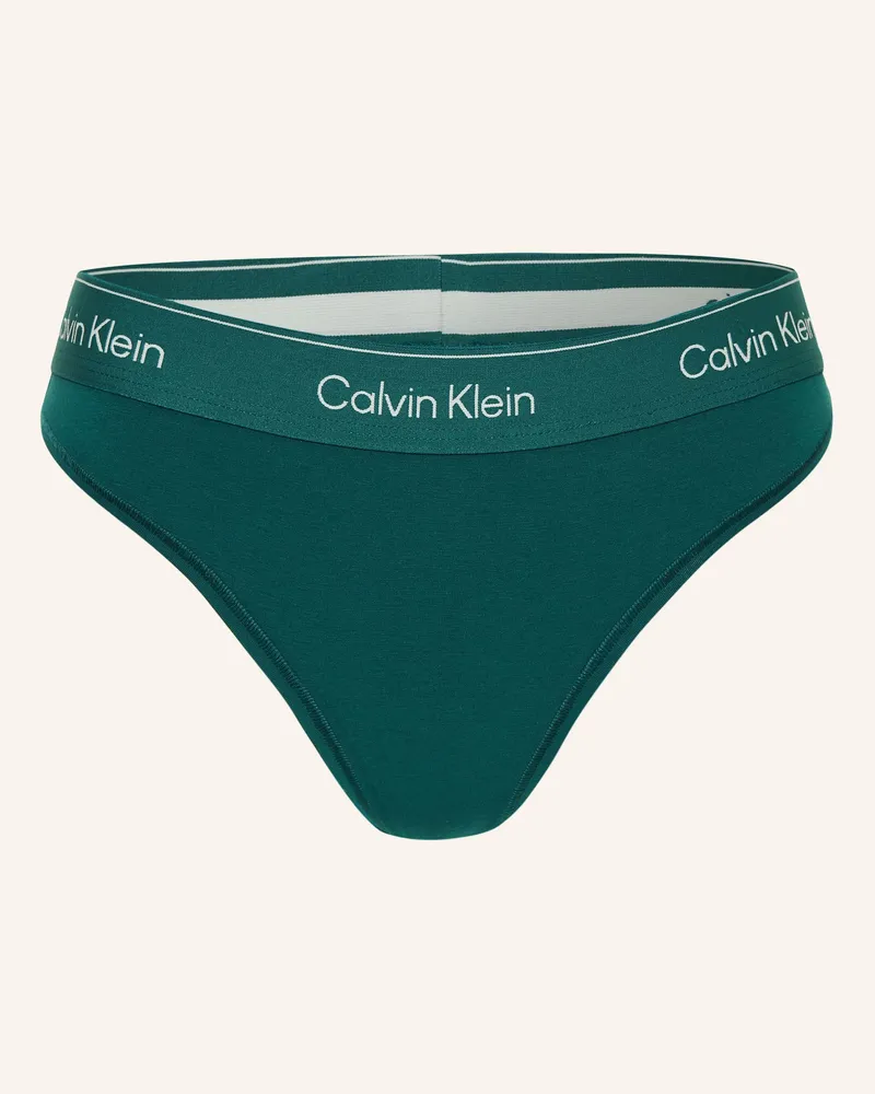 Calvin Klein String ICON COTTON MODAL Grün